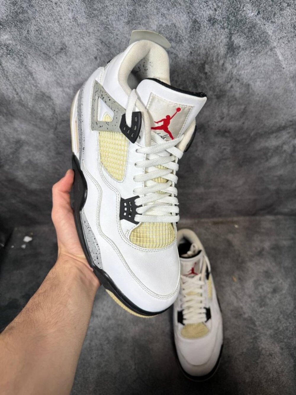 Size 14 | Jordan 4 White Cement No Box | Pre-Owned